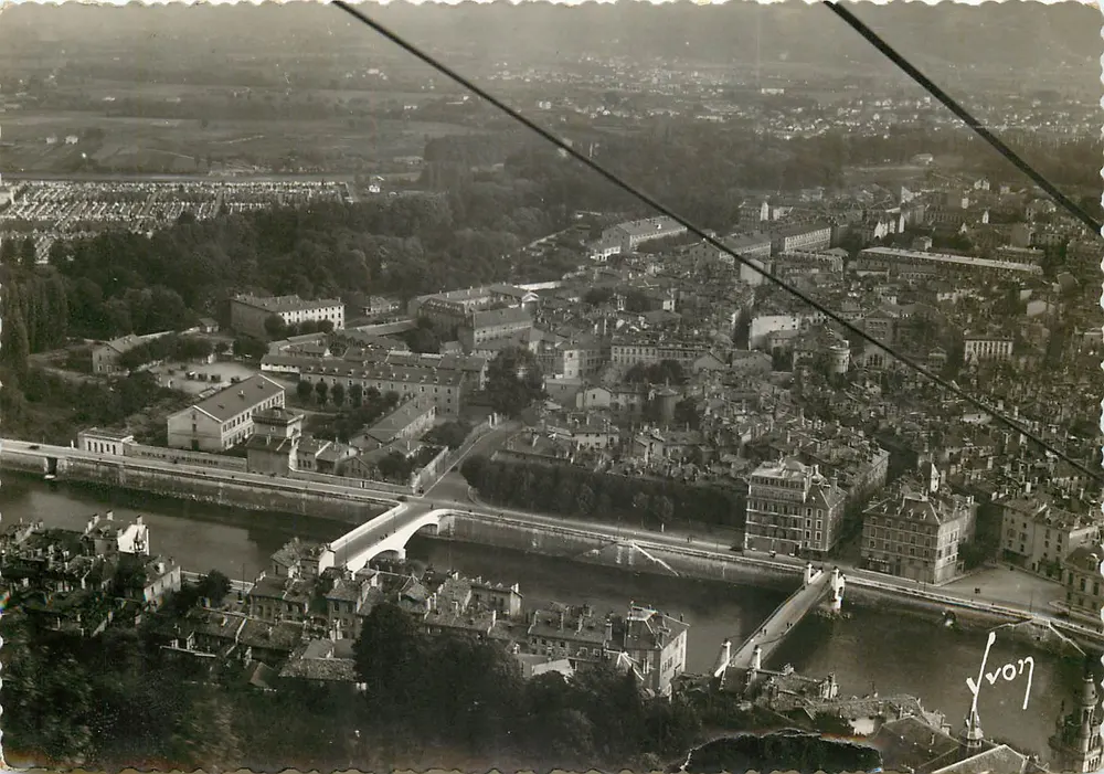 Grenoble (Isère) — Ansicht des Funiculars der Bastille — Les Éditions d'Art Maritel, Paris - Vorderseite