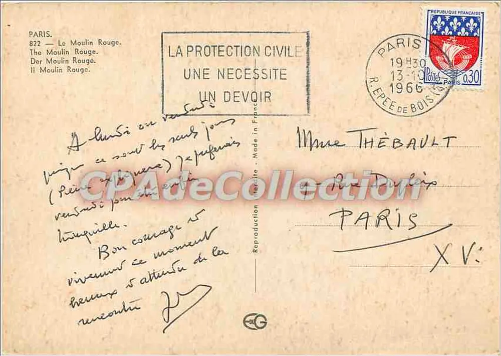 Le Moulin Rouge — Paris — editor Adelshoffen, n° 04 - Verso
