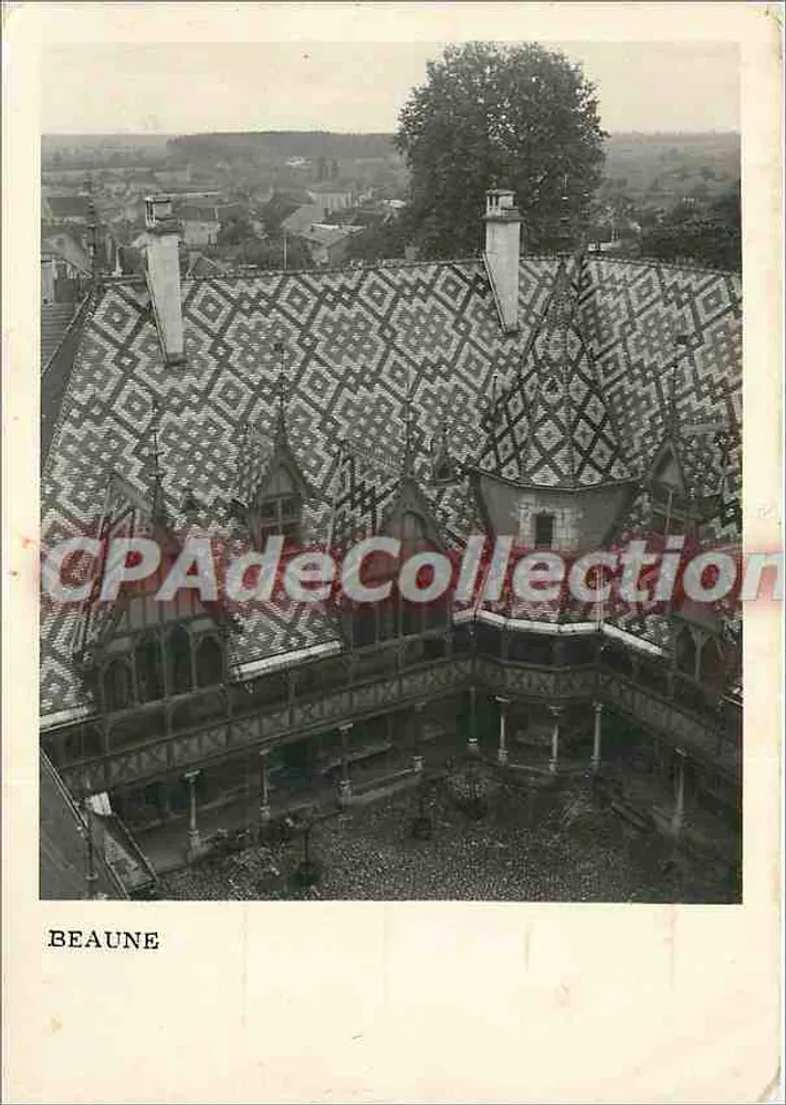 Beaune — Hôtel-Dieu — vista aérea — Éditions S.E.P. Paris - Frente
