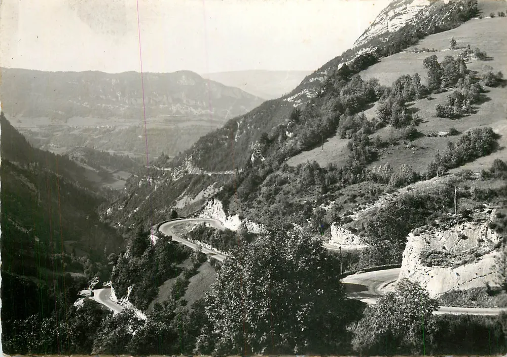 Os Lacets de Septmoncel — Franche-Comté pitoresca — Éditions E. PROTET, Dole (Jura) - Frente