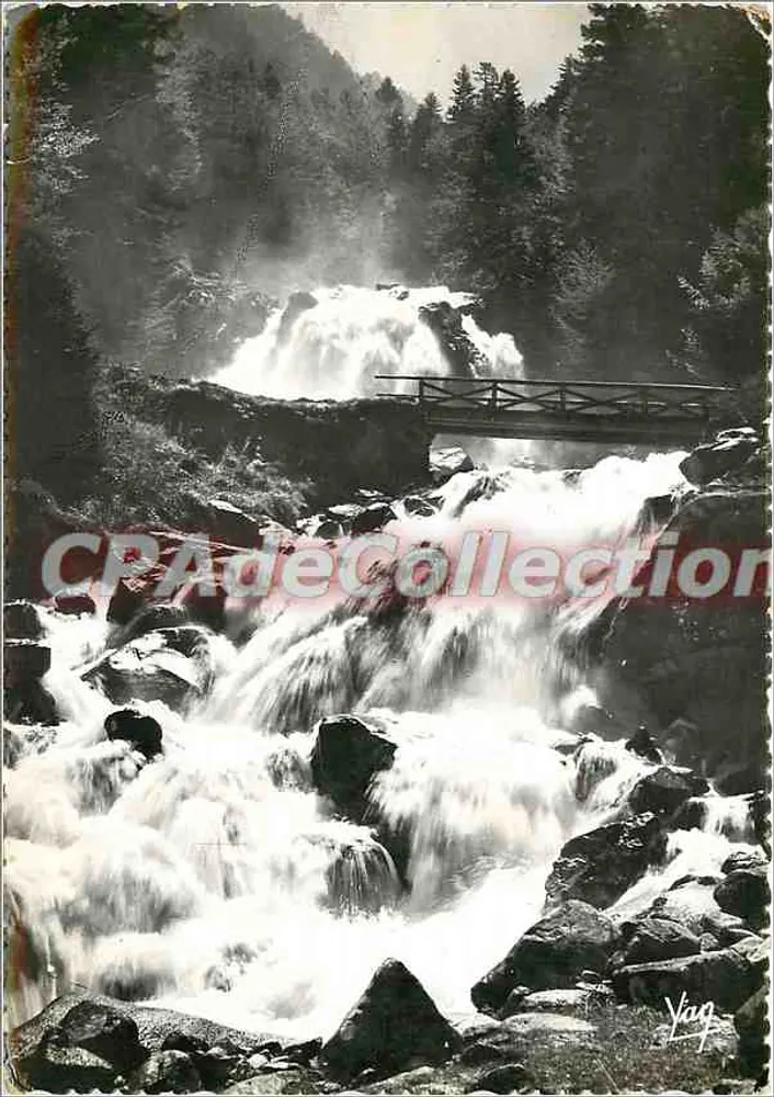 Cascade de Lutour — Cauterets — Édition Deltonne - Frente