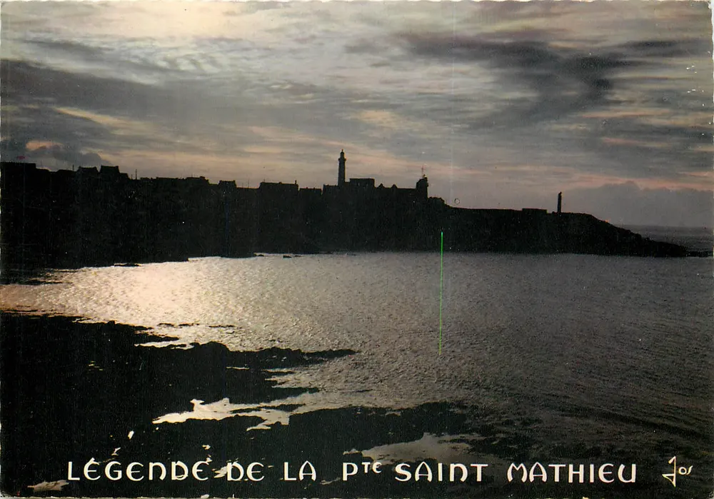 Punta Saint-Mathieu — Leyenda de la punta — Ediciones de Arte Jos, n° 28 - Anverso