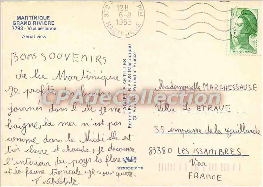 Grand Rivière — Luftbild — IRIS - Rückseite