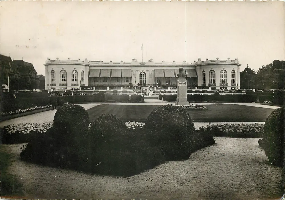 Deauville, die blühende Strandpromenade — Das Casino und die Gärten — Edition « LA CICOGNE » - Vorderseite