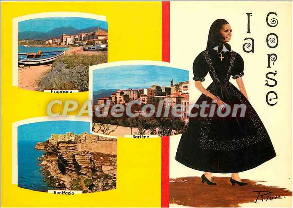 Cordes inoubliáveis — A Corça — Ed. A. Rion - Nice, n° 94/267 - Frente