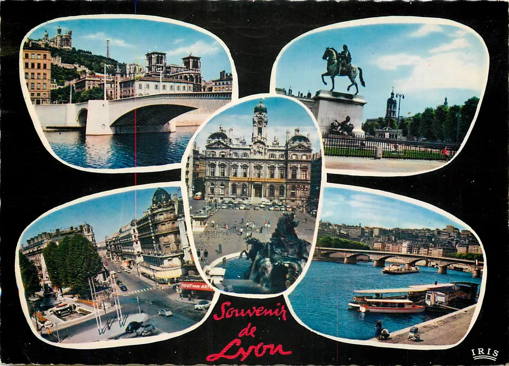 Lyon — Souvenirs de Lyon — Éditions IRIS - Frente
