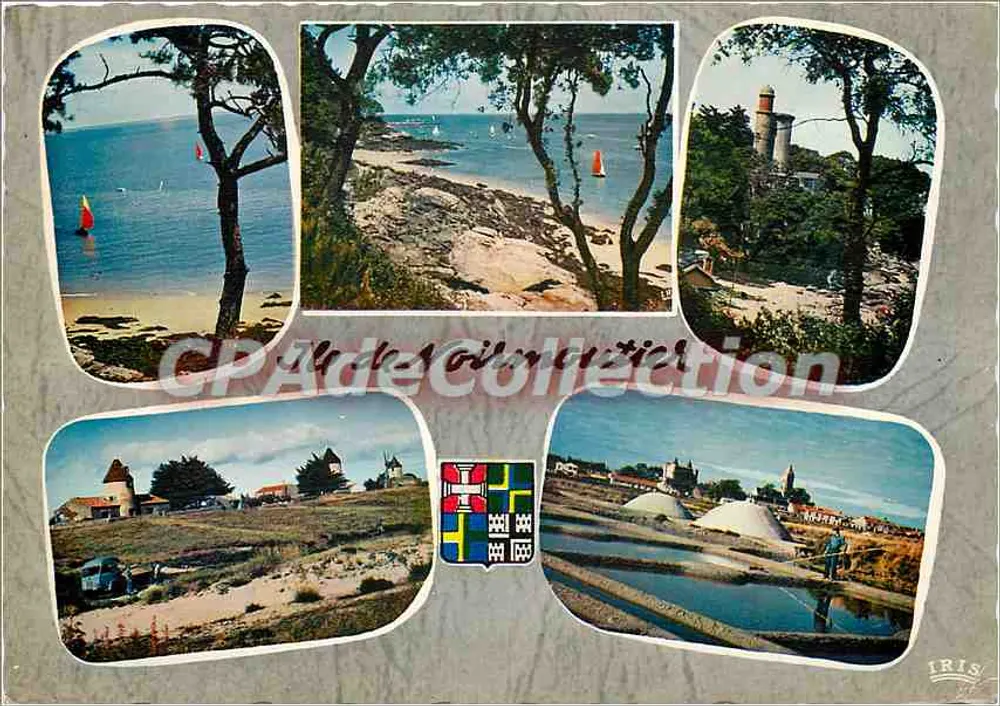 Insel Noirmoutier — Panoramablick — Mélichrome Editions, Nr. 27 - Vorderseite
