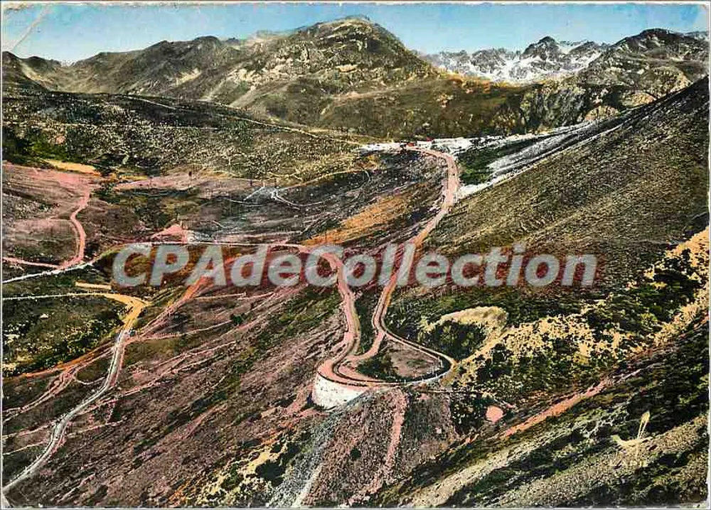 Luftbild des Puymorens-Passes — Der große Bogen — Edition Le Petit Journal - Vorderseite
