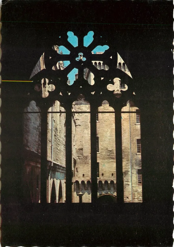Avignon (Vaucluse) — Le Palais des Papes. La Fenêtre de l'Indulgence — The Popes' Palace. The Indulgence Window. - Vorderseite
