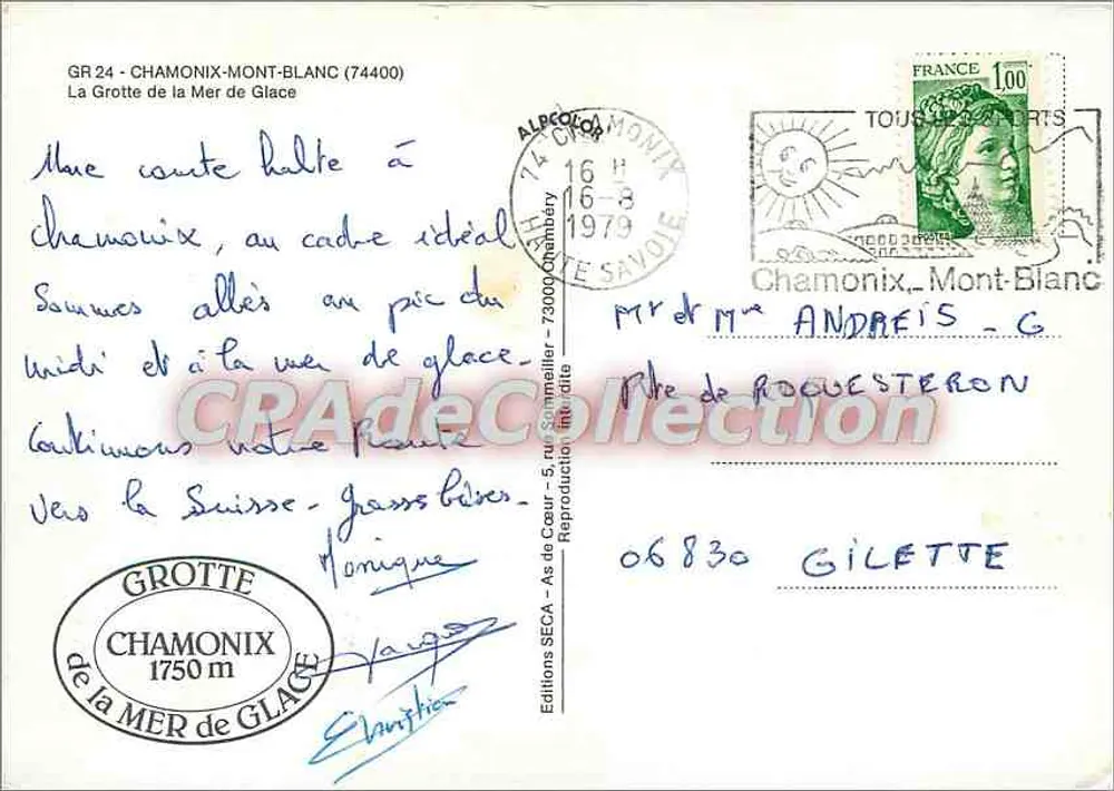 La Cueva del Mar de Glaciares — Chamonix — Ediciones SECA - Reverso