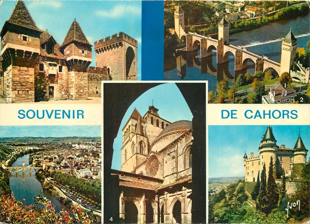 Cahors — Lembrete de Cahors — Edições de Arte Jean-Jaurès - Frente