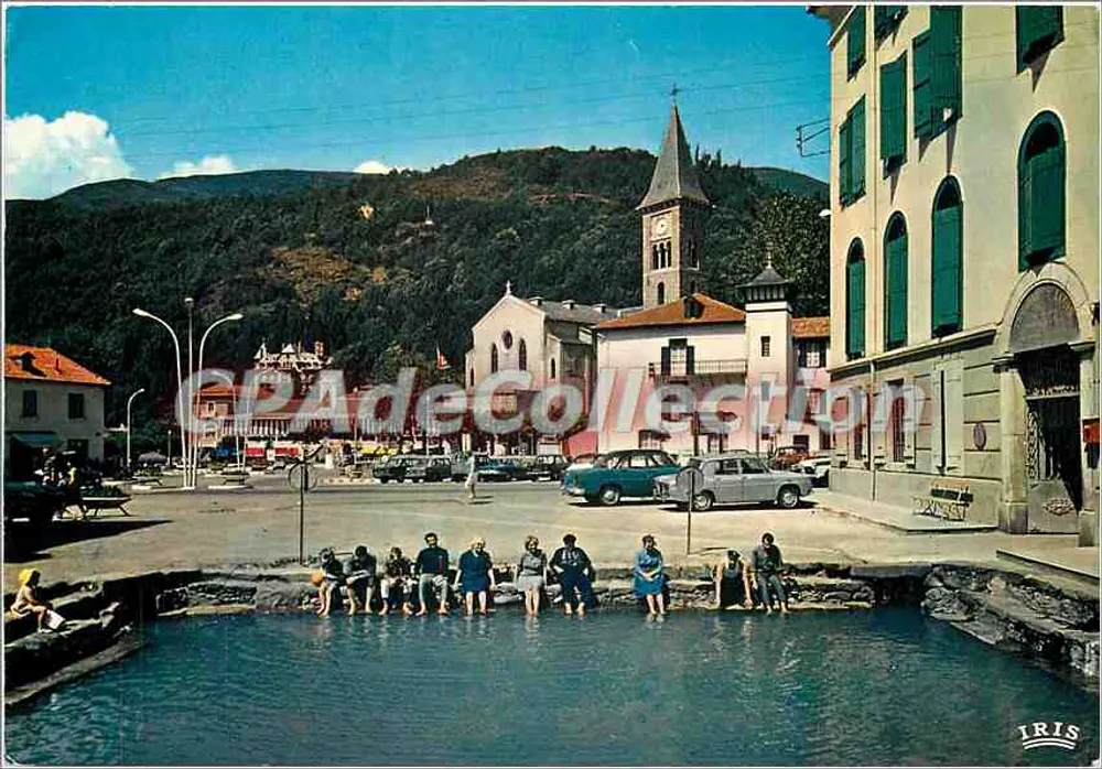 Ax-les-Thermes (Ariège) — Der Ladres-See (schwefelhaltiges Wasser) — IRIS - Vorderseite