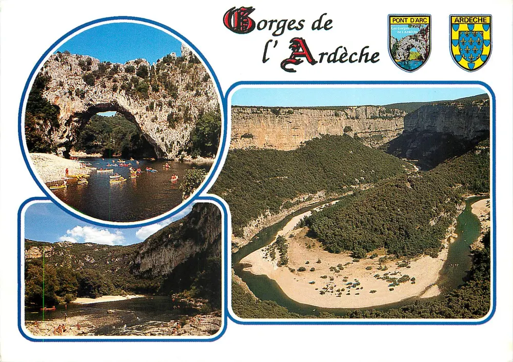 Gorges de l'Ardèche — Pont d'Arc — Editions Office du Tourisme - Vorderseite