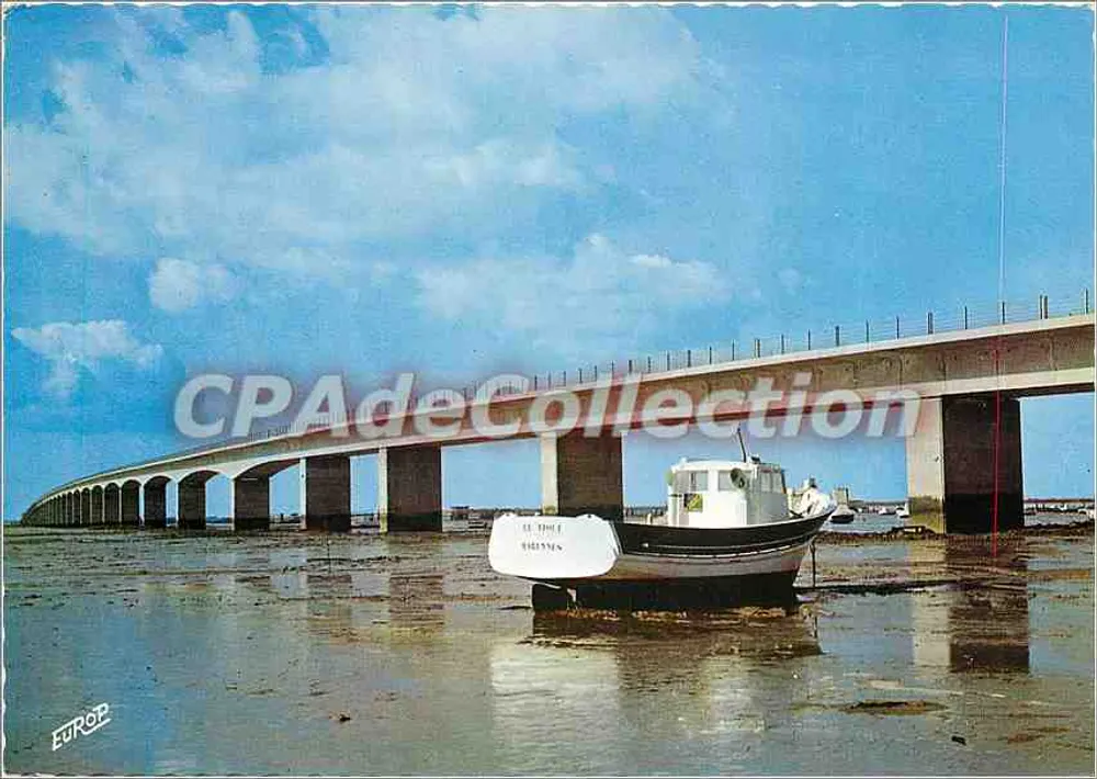 Ponte da Ilha de Oléron — Viaduto de Ligação Oléron-Continent — CPAdedeCollection - Frente