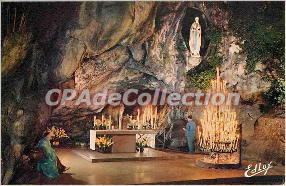 Lourdes — A Grotta Milagrosa — Edlux - Frente