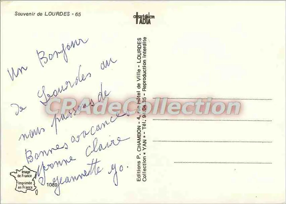 Lourdes — recordações, amizades, pensamentos — Edições TADIA - Verso