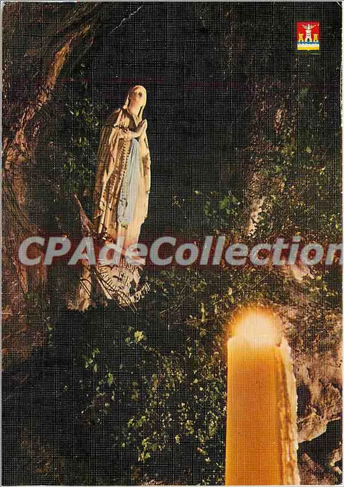 Lourdes — A Virgem da Gruta Milagrosa — DINO - A. DOUCET, N° 1170 E - Frente