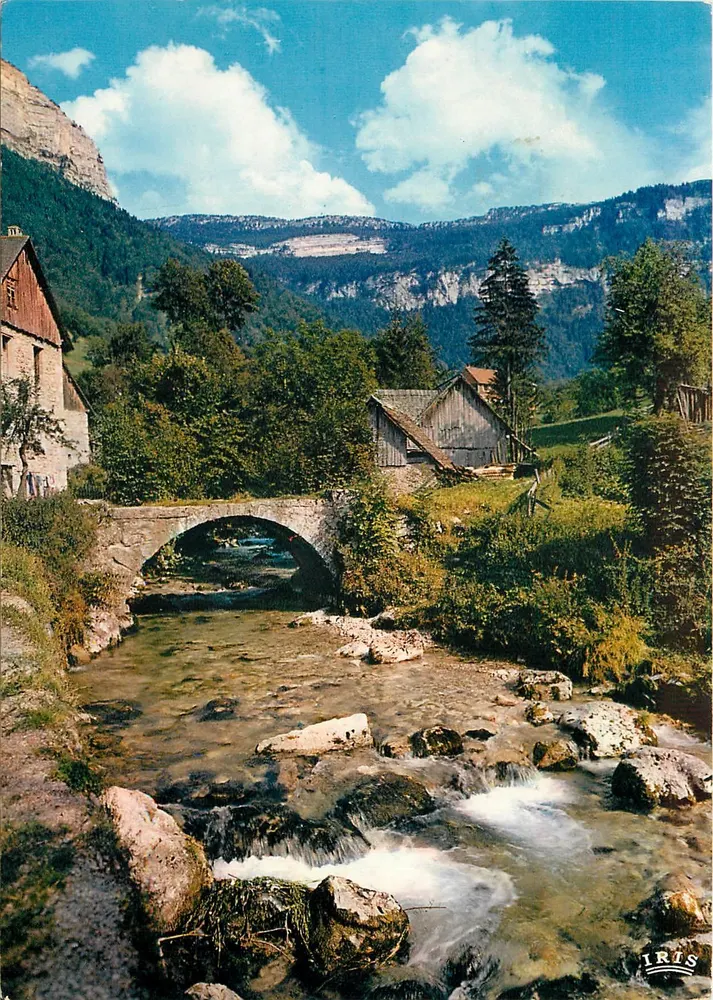 Velho Ponte — Alpes da Alta Provença — IRIS - Frente