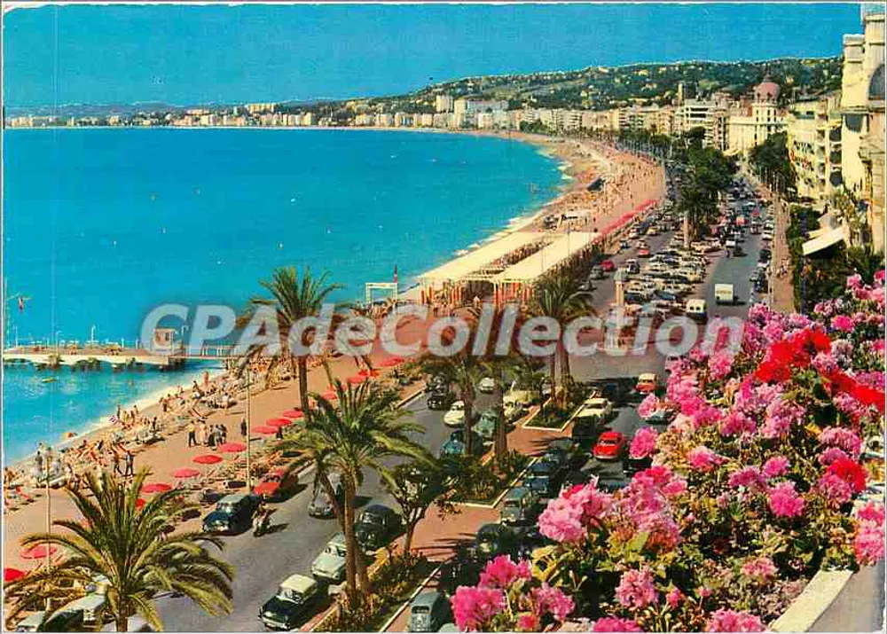 Nice - Côte d'Azur - Französische Riviera — Die Promenade des Anglais — Verlag GILLETTE, n° 13 - Vorderseite
