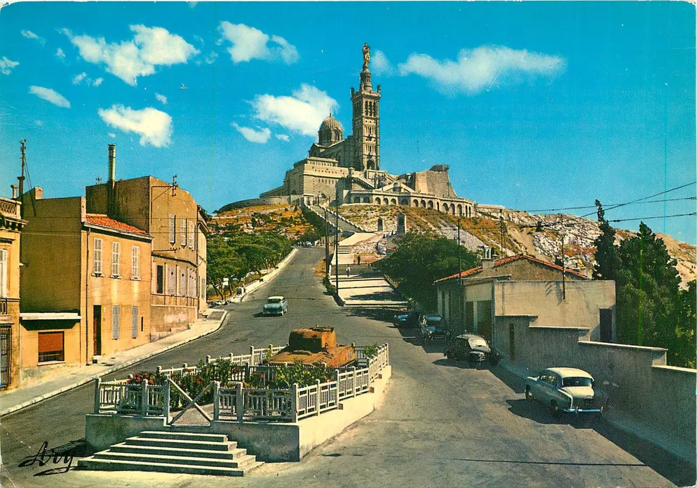 Aufstieg Notre-Dame-de-la-Garde — Marseille — Tardy-Ausgabe n°102 - Vorderseite