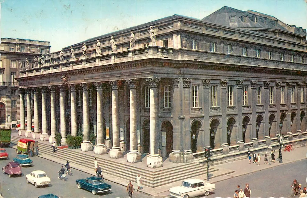 Das Grand Theatre — Meisterwerk von Victor Louis — Bordeaux - Vorderseite