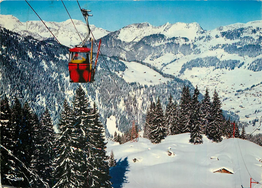 Châtel (Haute-Savoie) — Télécabine de Linga — Verlag Combière, n° 74.063.30.20234 - Vorderseite
