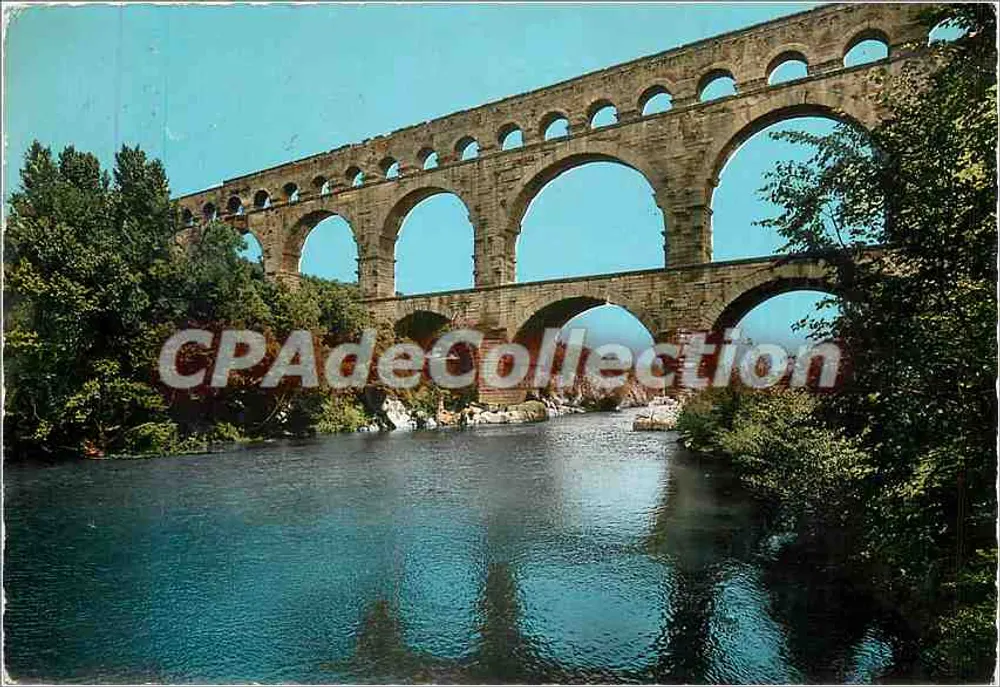 Pont du Gard — Aqueduto romano — Edições S.E.P.T. - 35 - Frente