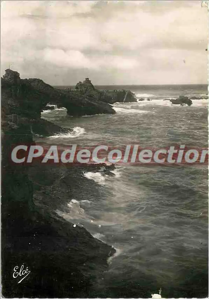 Der Felsen der Jungfrau und die Durchschlagsfelsen — Biarritz — L. Chatagneau - Vorderseite