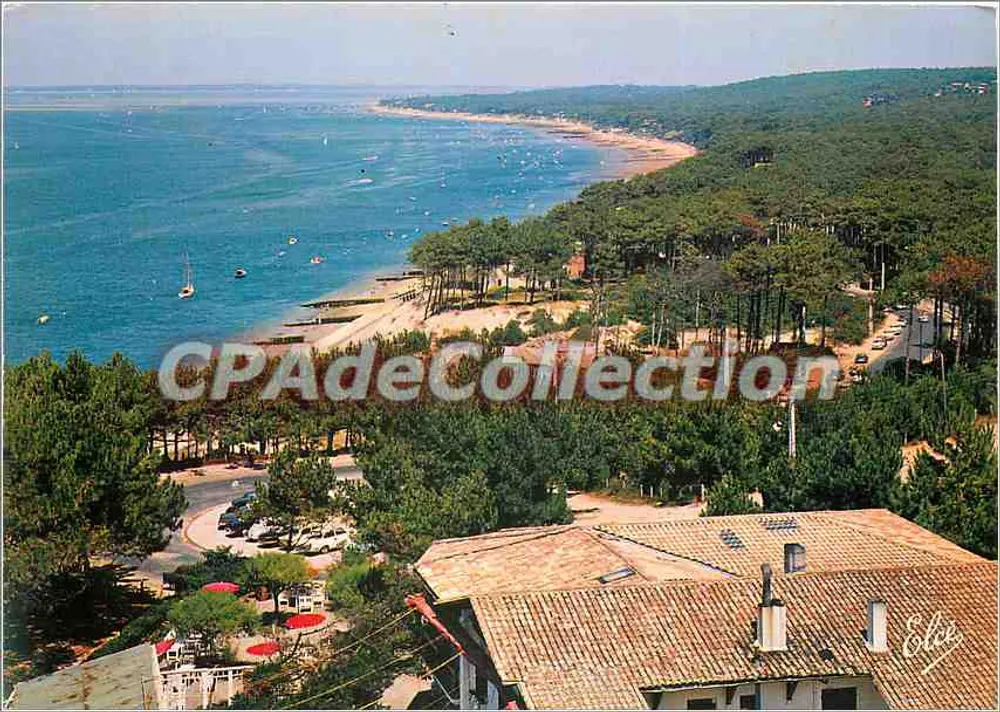 Bassin d'Arcachon — Blick auf die Corniche von der Dune du Pilat — Verlag: Couleurs Naturelles, Nr. 311 - Vorderseite