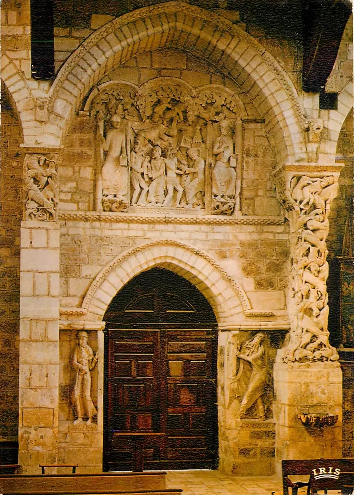 Souillac (Lot) — Innenportal der 12. Jahrhunderts Abteikirche — Éditions Réunies - Vorderseite