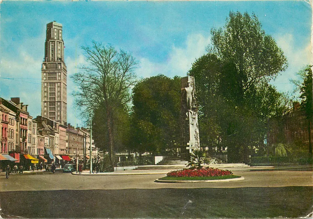 Amiens (Somme) — Praça René Goblet — Edições R. Adams - Frente