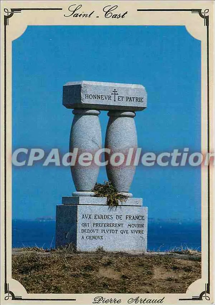 Saint-Cast — Denkmal für die französischen Deserteur — Pierre Artaud - Vorderseite