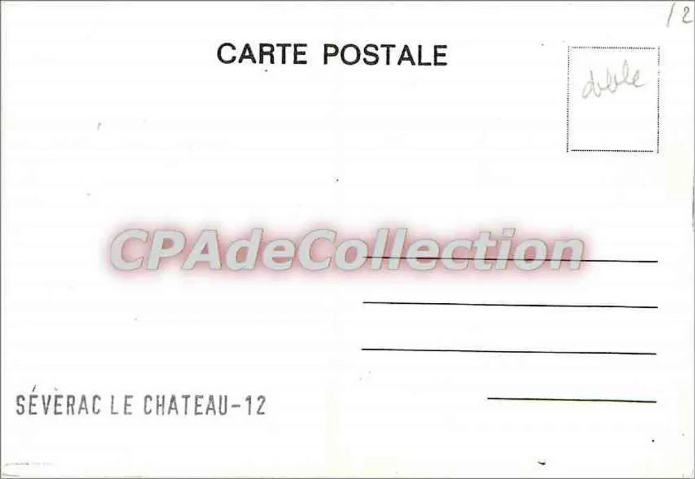 Gedenkstein für die Toten für Frankreich — Séverac-le-Château-12 - Rückseite