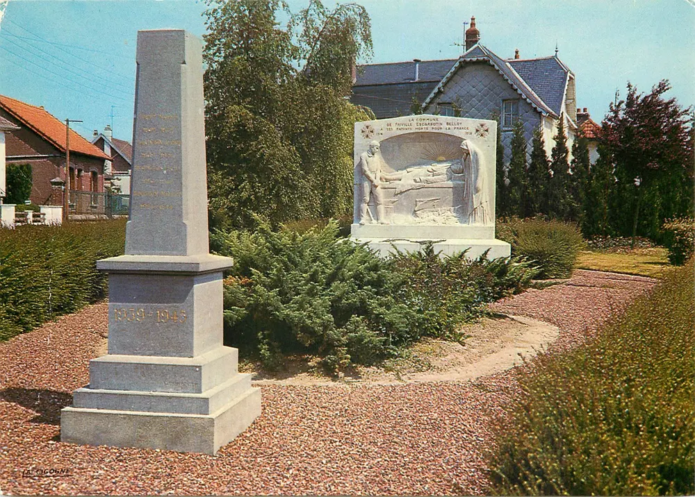 Friville-Escarbotin — Kriegsdenkmal 1914-1918 — Éditions La Cigogne - Vorderseite