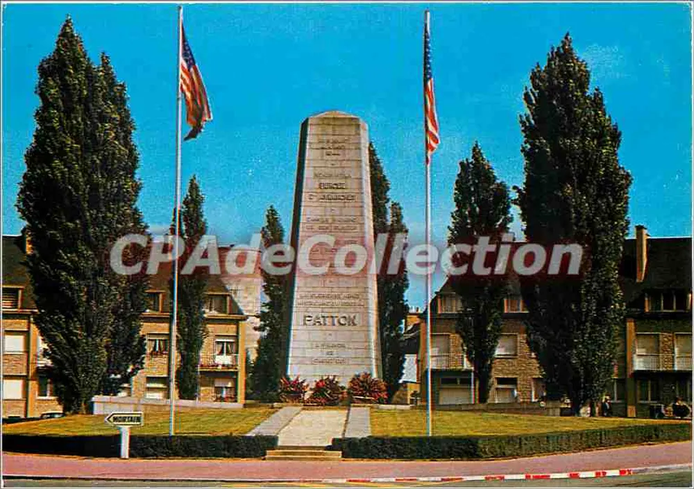 Patton-Denkmal in Avranches — Avranches (Manche 50) — Artaud Frères, Verleger - Vorderseite