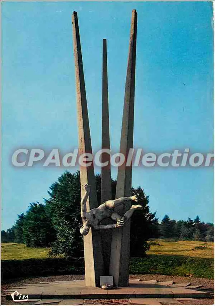 Ballon-d'Alsace — Denkmal für die Pioniere — J. Rivière, Bildhauer - Vorderseite