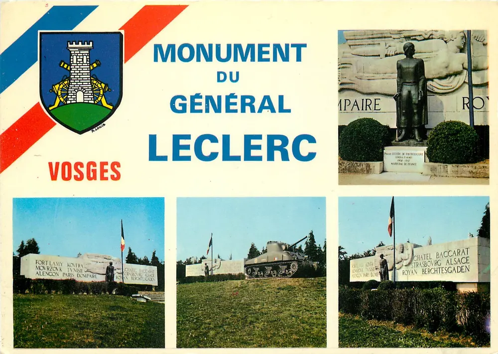 Monumento do Geral Leclerc — Vosges — Edições 'La Cigale' R. Louis - Frente
