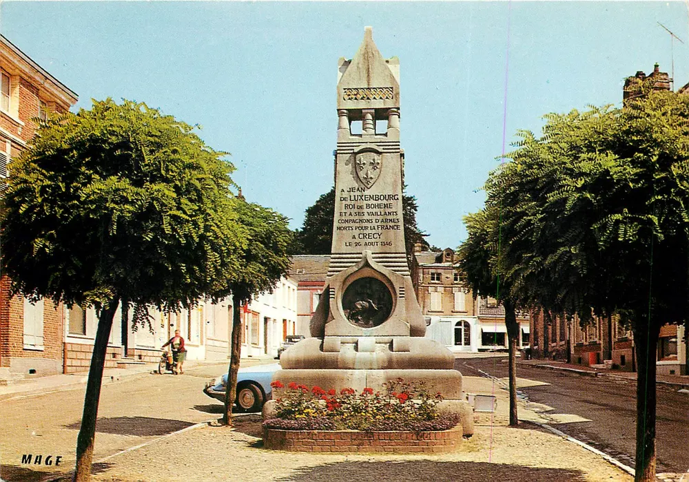 Denkmal für Jean de Luxembourg — Crecy-en-Ponthieu — Editions MAGE - Vorderseite