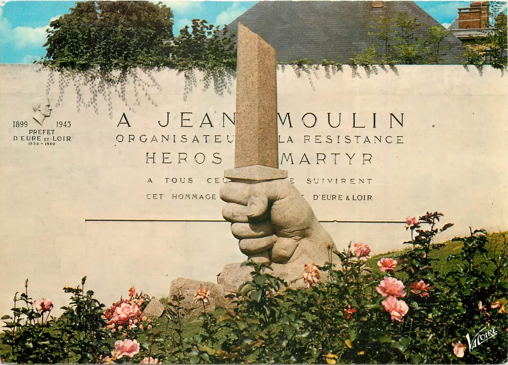 Denkmal für Jean Moulin — Chartres (Eure-et-Loir) — Édition Valoire - Vorderseite
