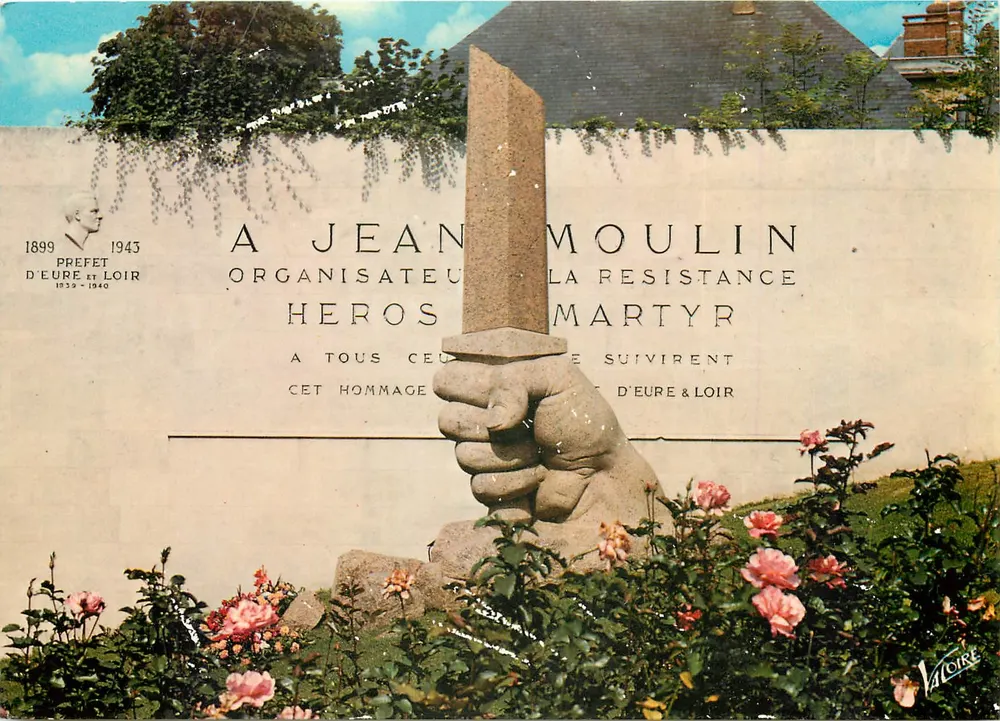 Denkmal für Jean Moulin — Chartres, Eure-et-Loir — Valoire Ausgabe - Vorderseite