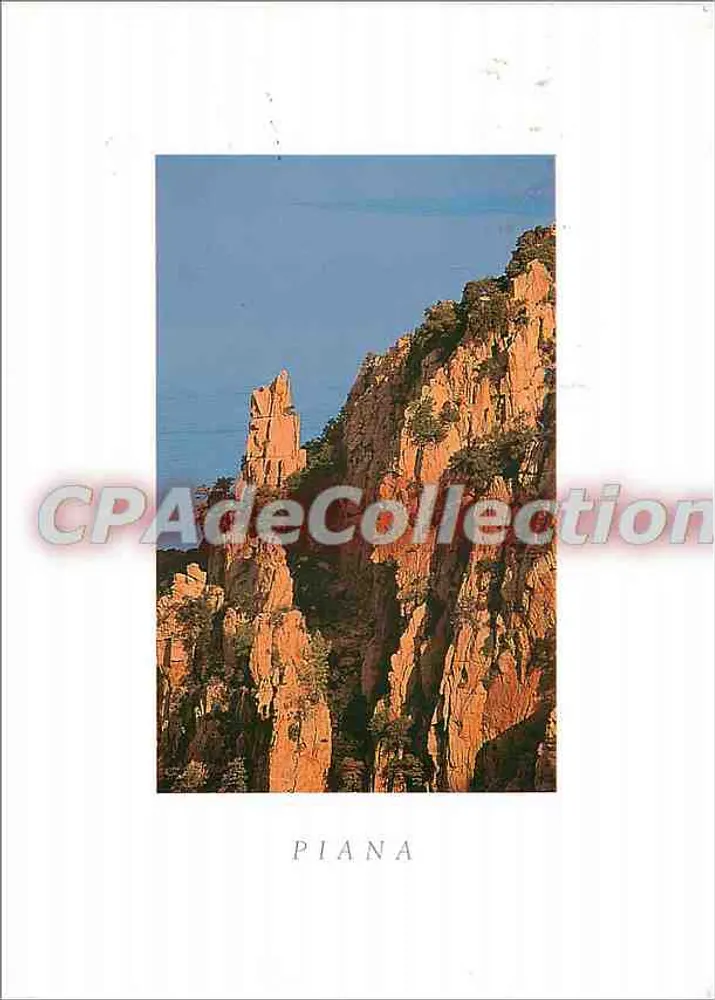 Calanches de Piana — Corse — Foto J.-P. Sounier — CPAdeCollection - Frente
