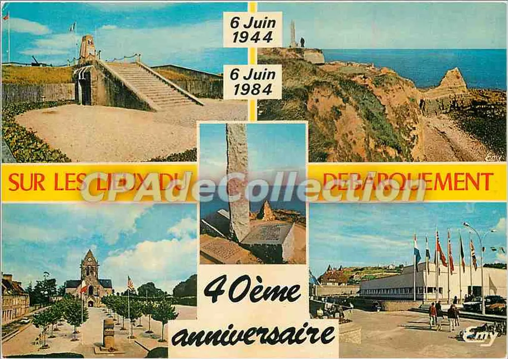 An der Landungsstelle — 40. Jubiläum — Éditions Le Goubey, Caen - Vorderseite
