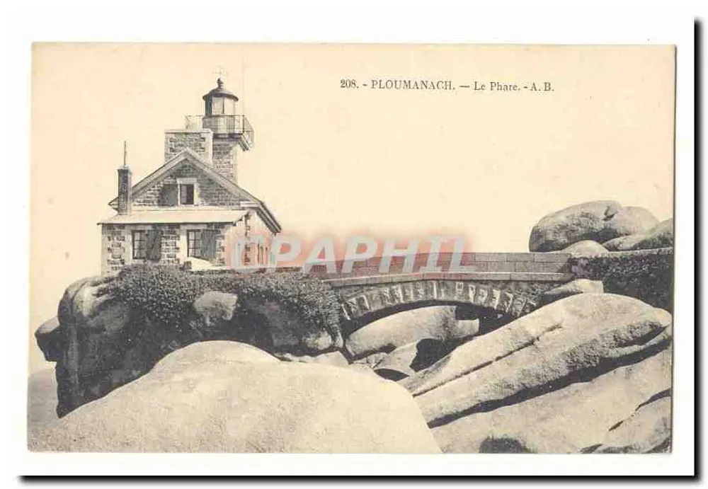 Ploumanach — O Farol — A.B. - Frente