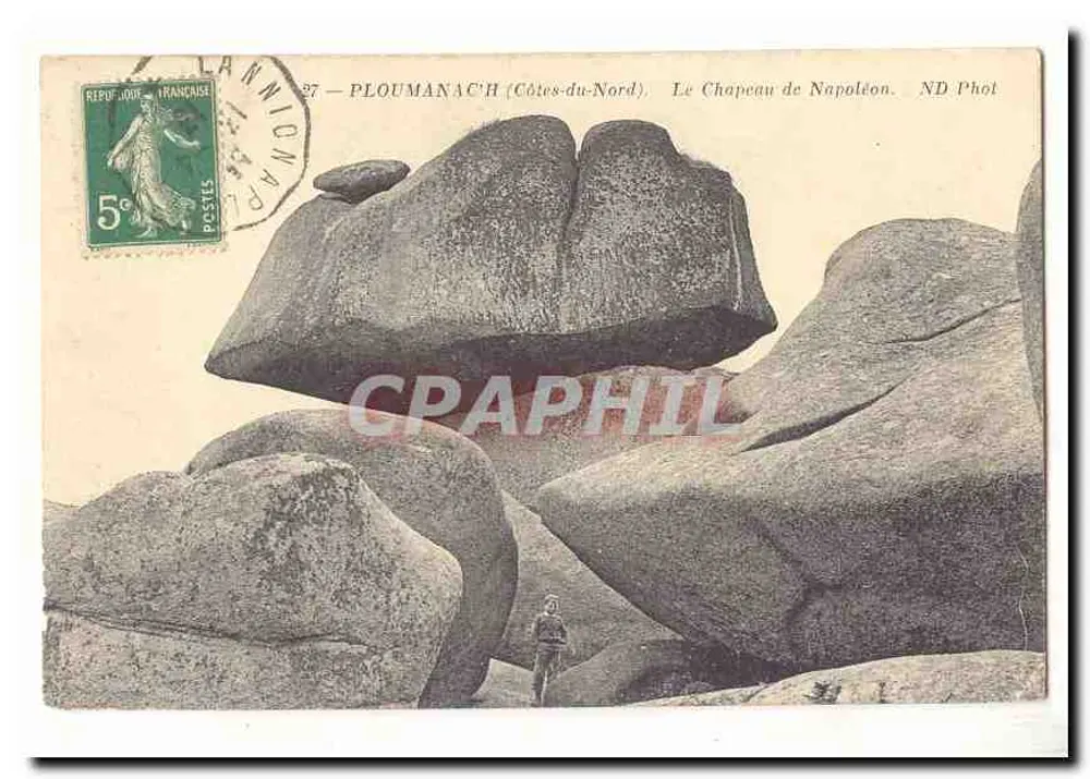 O Chapéu de Napoleão — Ploumanac'h (Côtes-du-Nord) — ND Phot - Frente