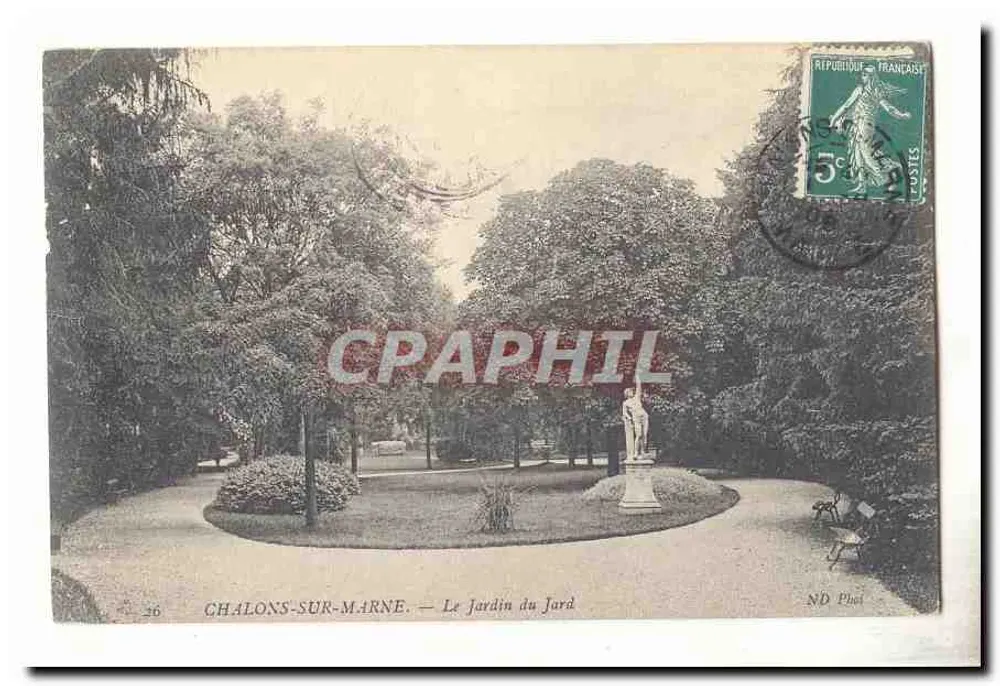 Chalons-sur-Marne — Le Jardin du Jard — ND Phot - Frente