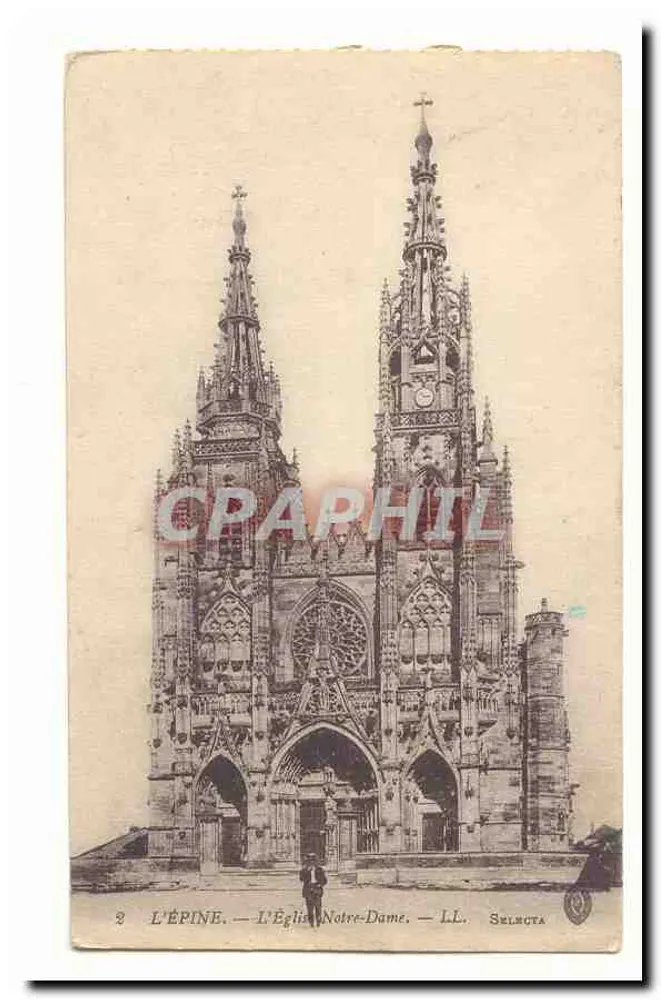 L'Épine — A Igreja Nossa Senhora — LL. Selecta - Frente