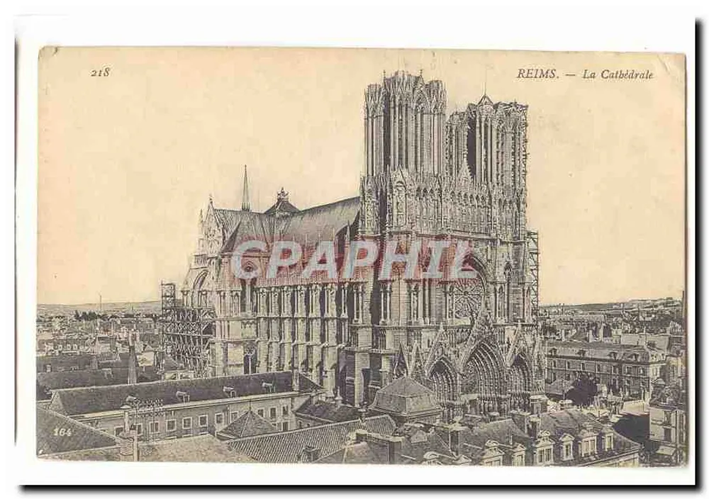 Reims — A Catedral — Graphiphil, n° 218 - Frente