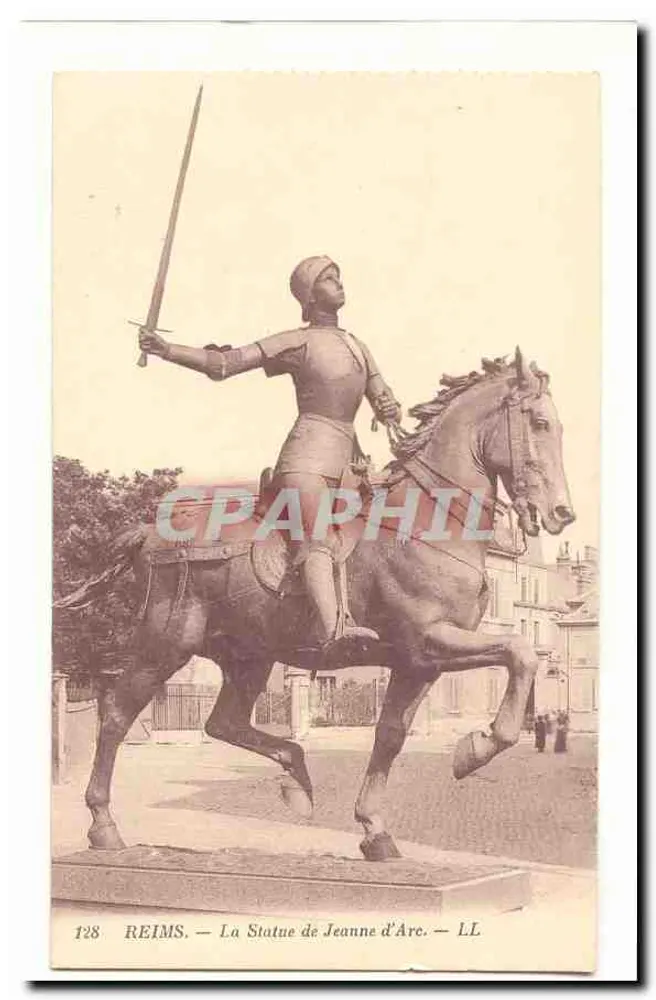 Reims — Die Statue der Jeanne d'Arc — LL, n° 128 - Vorderseite