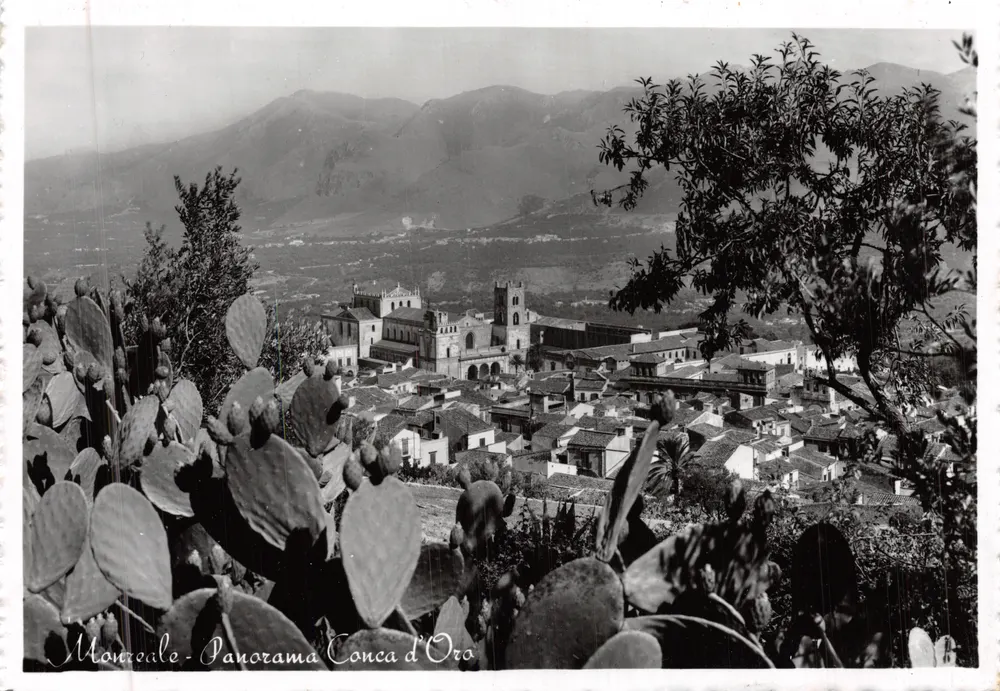 Monreale — Panorama der Conca d'Oro — Vera Fotografia Omniafotografa Torino - Vorderseite