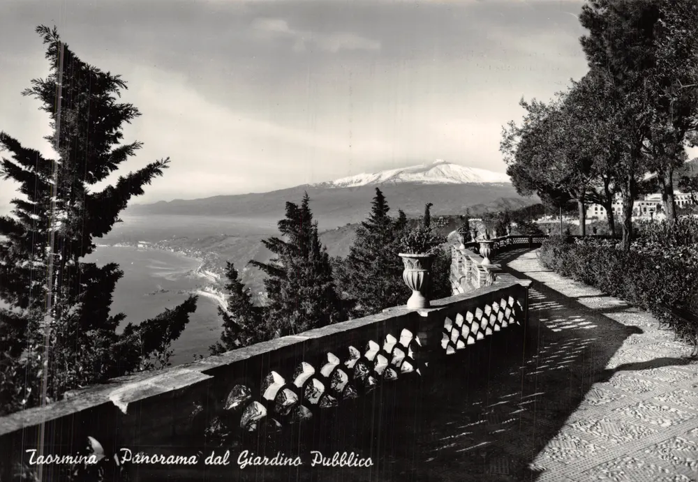 Taormina — Panorama du Jardin Public — Ed. Pagano Vincenzo - Recto